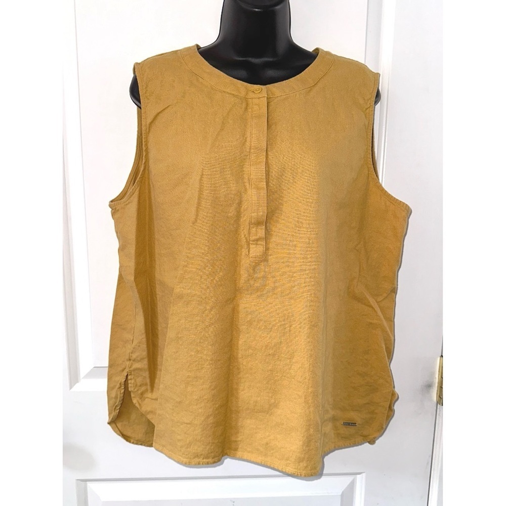 Anne Klein yellow top